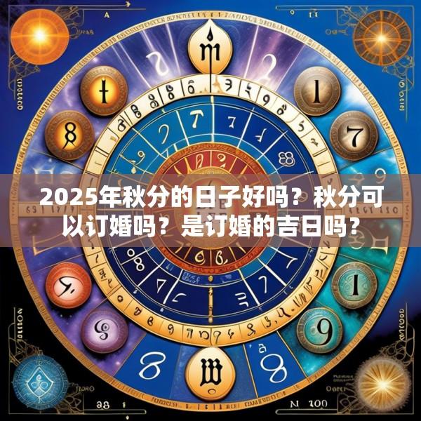 2025年秋分的日子好嗎？秋分可以訂婚嗎？是訂婚的吉日嗎？