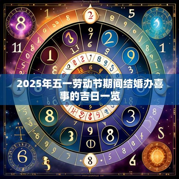 2025年五一勞動節(jié)期間結(jié)婚辦喜事的吉日一覽